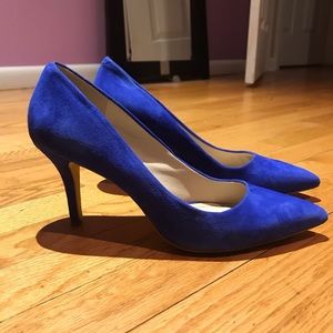 Royal blue heels